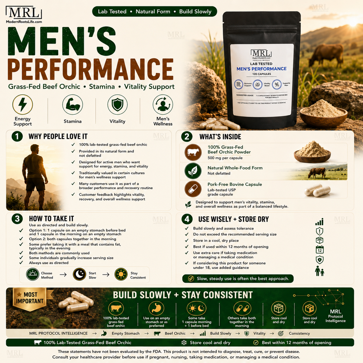 Grass Fed Beef Liver Capsules