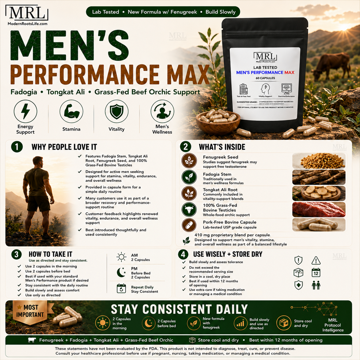 Grass Fed Beef Liver Capsules